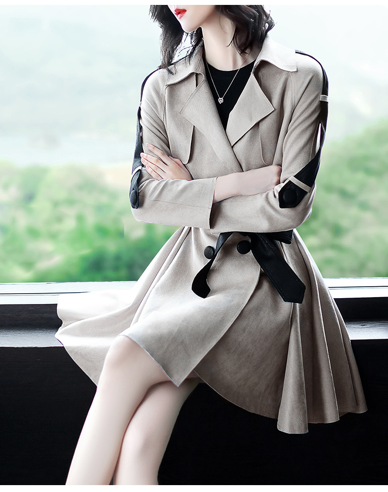 Trench pour femme CYANINE MER      en Polyester en Polyester - Ref 3226665 Image 15