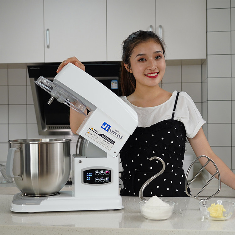 Jiamai electronic multi-function chef machine 7LGS kneading machine commercial household whipping cream automatic dough mixer
