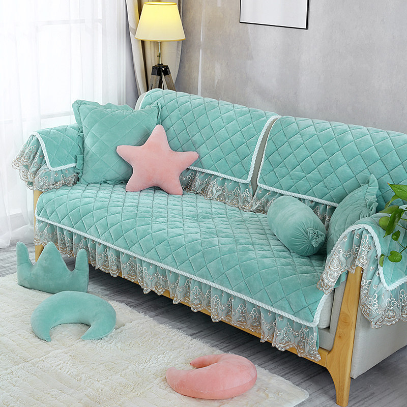 Sofa cushion simple modern cushion living room European style can be customized Four Seasons universal machine wash non-slip