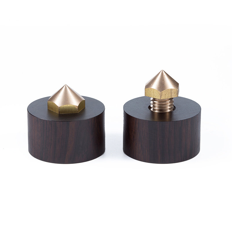 Full floor speaker tripod speaker shock absorber foot nail Audio amplifier rack Self-adhesive ebony adjustable height