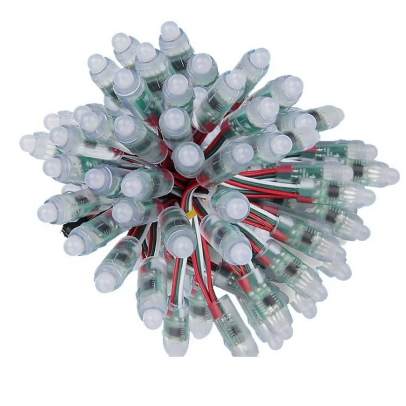 LED-фантомные огни WS 2811 уличного назначения водонепроницаемость DC5V точечный источник света светодиодные гирлянды полного кадра