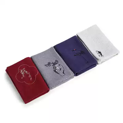 Such as the first cotton linen tea towel Japanese fabric square towel double thick absorbent tea towel kung fu tea set accessories Rag
