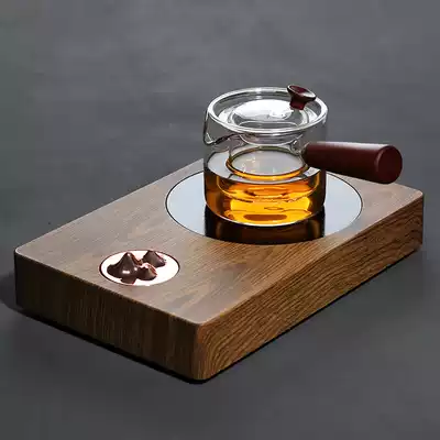 Sanjie Guanshan Black Crystal Furnace Tea Boiler Set High Temperature Glass Side Pair Teapot Boiling Water Black Tea Break Tea Break