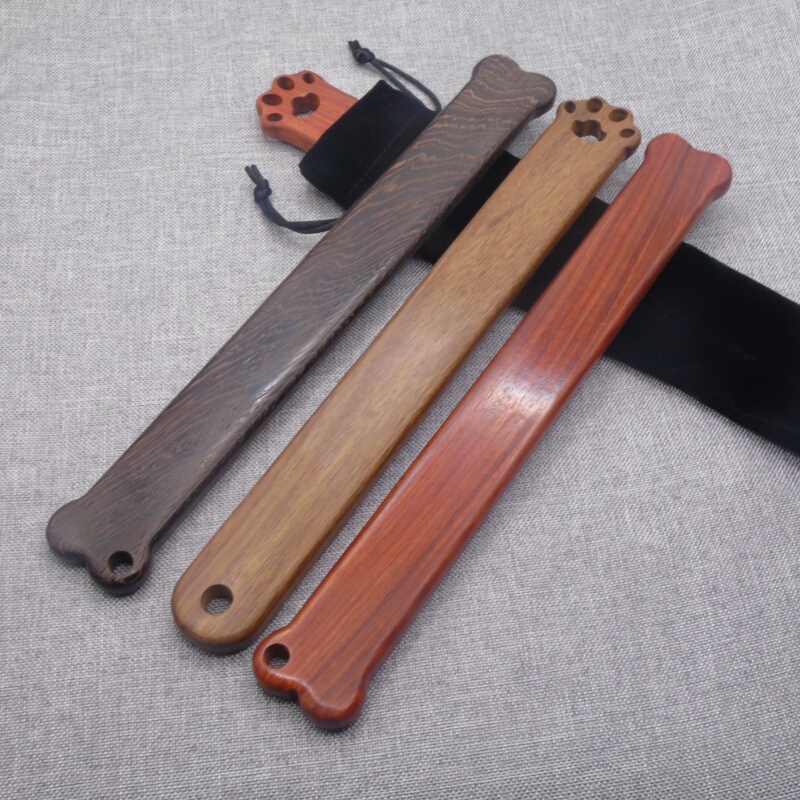 Solid Wood Cute Sp Ruler Hand Wooden Clap Command Leather Whip Cat Claw Pointer Fun Sandalwood Cut Out Clap Couple Tool