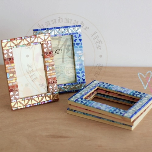 Yuesen Life｜Santorini, Aegean Sea Bohemian Gypsy Ethnic Style Photo Frame Photography Props