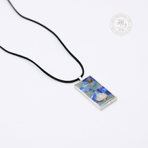 The Yuessen Live the Monet Sleeping Lotus) Exclusive Handmade Necklace Woolen Clothing Chain Vintage European Literature And Art Sensary Wind