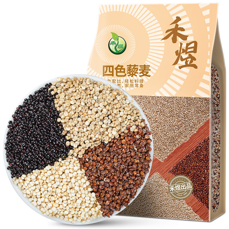 4-color quinoa rice breakfast porridge Five cereals coarse cereals Coarse Cereals Nutritional meal Three-color quinoa 400g-Taobao