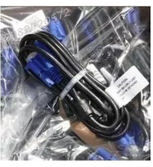 Original fitting VGA line 1 5 m full pass 4 5 blue head VGA connecting line wide flat display special line strip 3 6