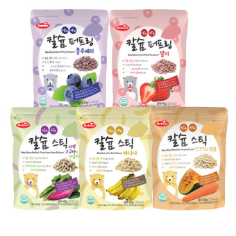 South Korean baby deputy food snacks Baby Show Tamie rice lap Buff 40g