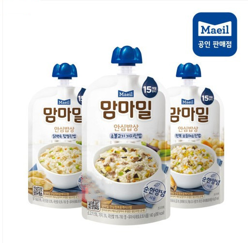 Korean baby non-staple food porridge daily instant porridge 140g from 15 months