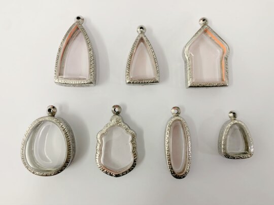 Thai stainless steel Buddha amulet shell