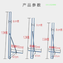 Bold square tube H-shaped portrait stand KT board display frame human-shaped special-shaped stand stand stand stand display support frame