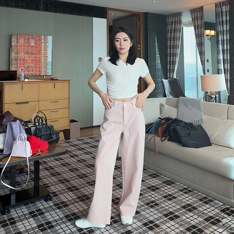 Le Samedi【Morning Light】Solotex Lightweight, Soft, and Dry Denim-Style Casual Shorts/Ankle-Length Pants for Women