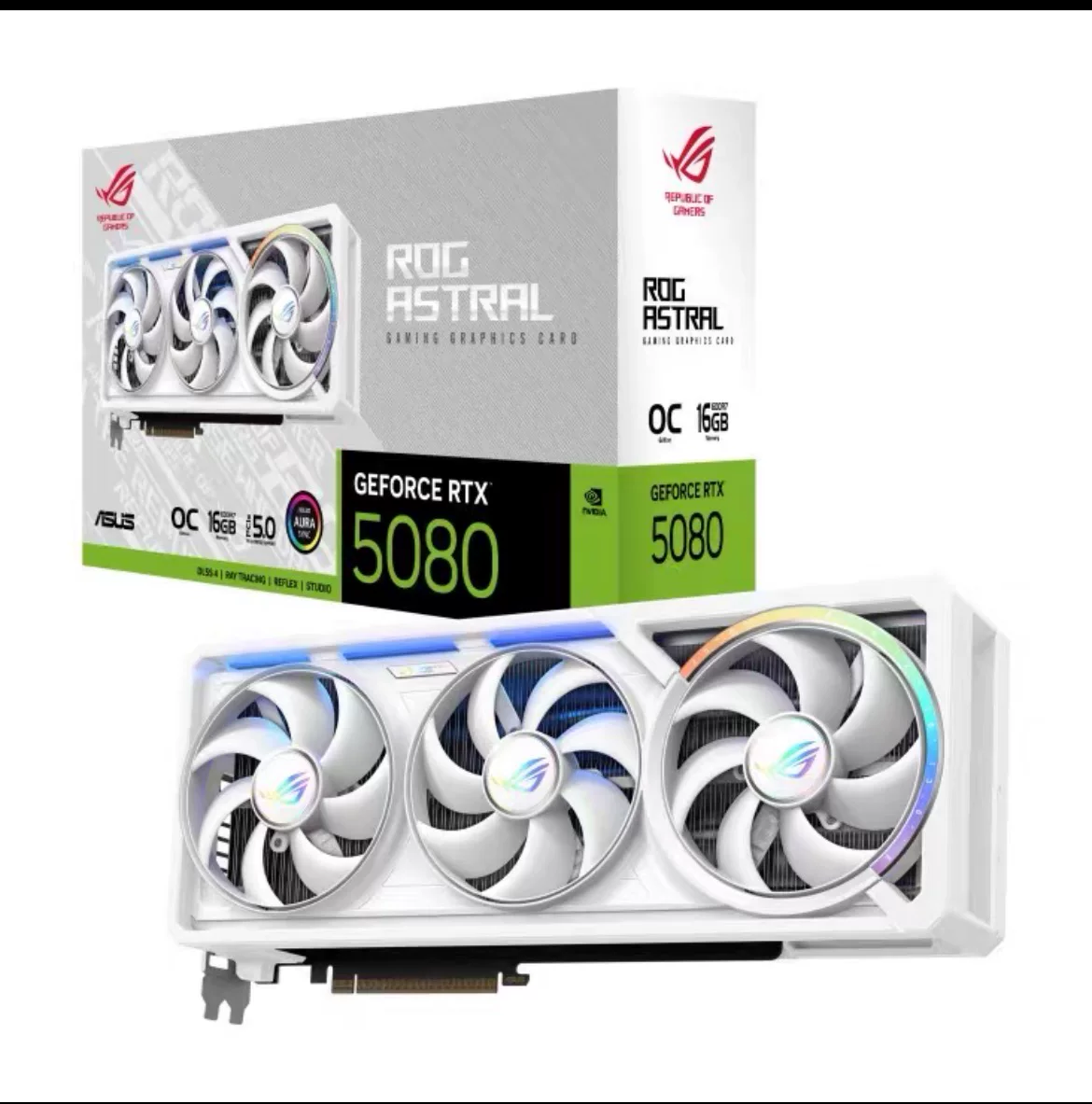 ASUS RTX5080 O16G ROG Yagami Gold Edition TUF Графическая карта для киберспорта Master Hatsune Miku