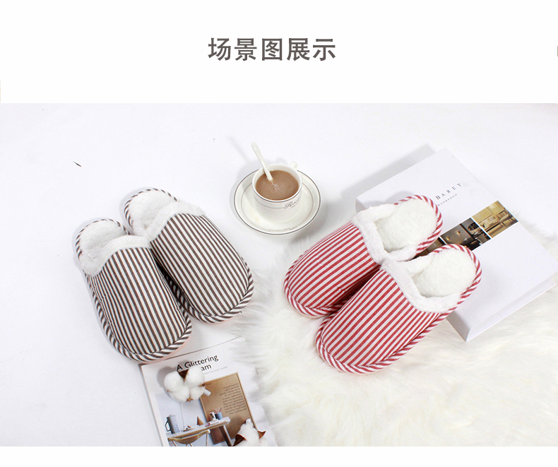 Dép cotton gia đình nữ mùa thu và mùa đông trong nhà vài đôi sàn gỗ mềm đáy dễ thương nhà dép chống trượt sang trọng dép gucci nữ
