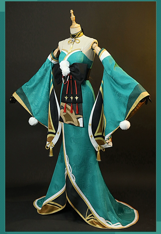 Trò chơi Genshin cos Goro thay đổi giới tính Hoa hậu Hina cosplay kimono game anime C trang phục nhập vai nữ