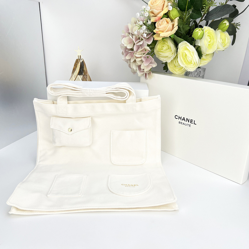 Chanel Shoulder Canvas Bag Tote Large Capacity New Luxury Birthday Gift