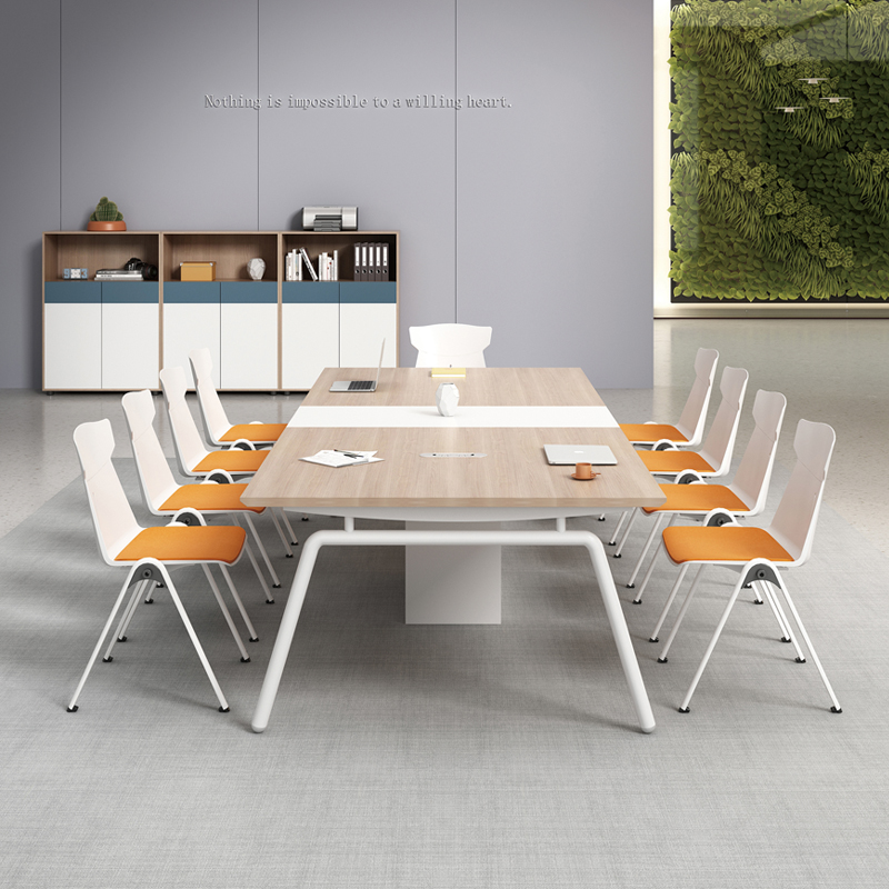 Simple meeting training chair Nordic wind negotiate plastic chair stacked chair casual chair office household