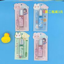 Gaokao cartoon small wind oil clear small bottle of work anti-heatstroke car office Learn adult clear cool oil ball bearing type
