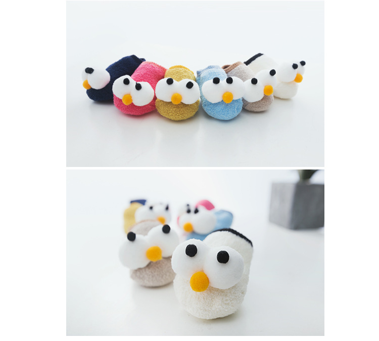 Sydney với vớ cotton cho bé cộng với nhung to mắt ấm vớ vớ bé chống trượt vớ vớ trẻ em tất điệu cho bé gái 