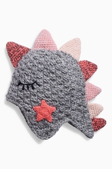 Spot UK NEXT Autumn Winter New Female Treasure Boy Shy Little Dinosaur Unicorn Styling Thick Knit Hat