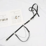 Детский ремень, аксессуар, металлический оригинальный дизайнерский манекен головы, в стиле панк