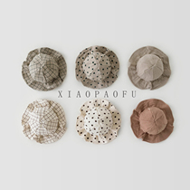 Baby hat Spring-autumn-thin section male and female child baby sun hat children Summer sun hat Child summer sun hat cute fisherman hat