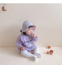 New full moon baby clothes one-piece clothing bag fart clothes newborn male and female babies go out cute to wear autumn clothes damp
