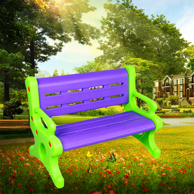 Children's chair plastic backed chair Baby chair double chair kindergarten chair baby bench backs