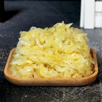 Northeast Sauerkraut 500g grams of authentic farm specialty large jar of pickled pickled cabbage vacuum stewed vermicelli fresh sauerkraut shredded
