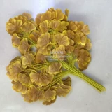 Симуляция золотой лист золотой кленовый лист