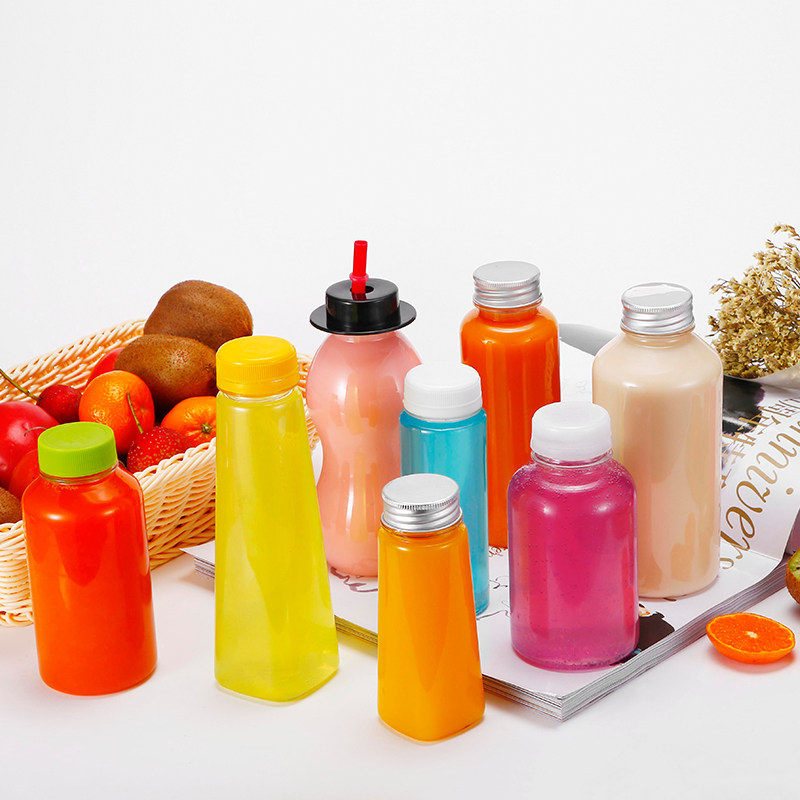 300ML Juice Bottle Beverage Bottle 500ML Xiaosu Bottle Yogurt Bottle Food Grade PET Plastic Bottle Bait Bottle