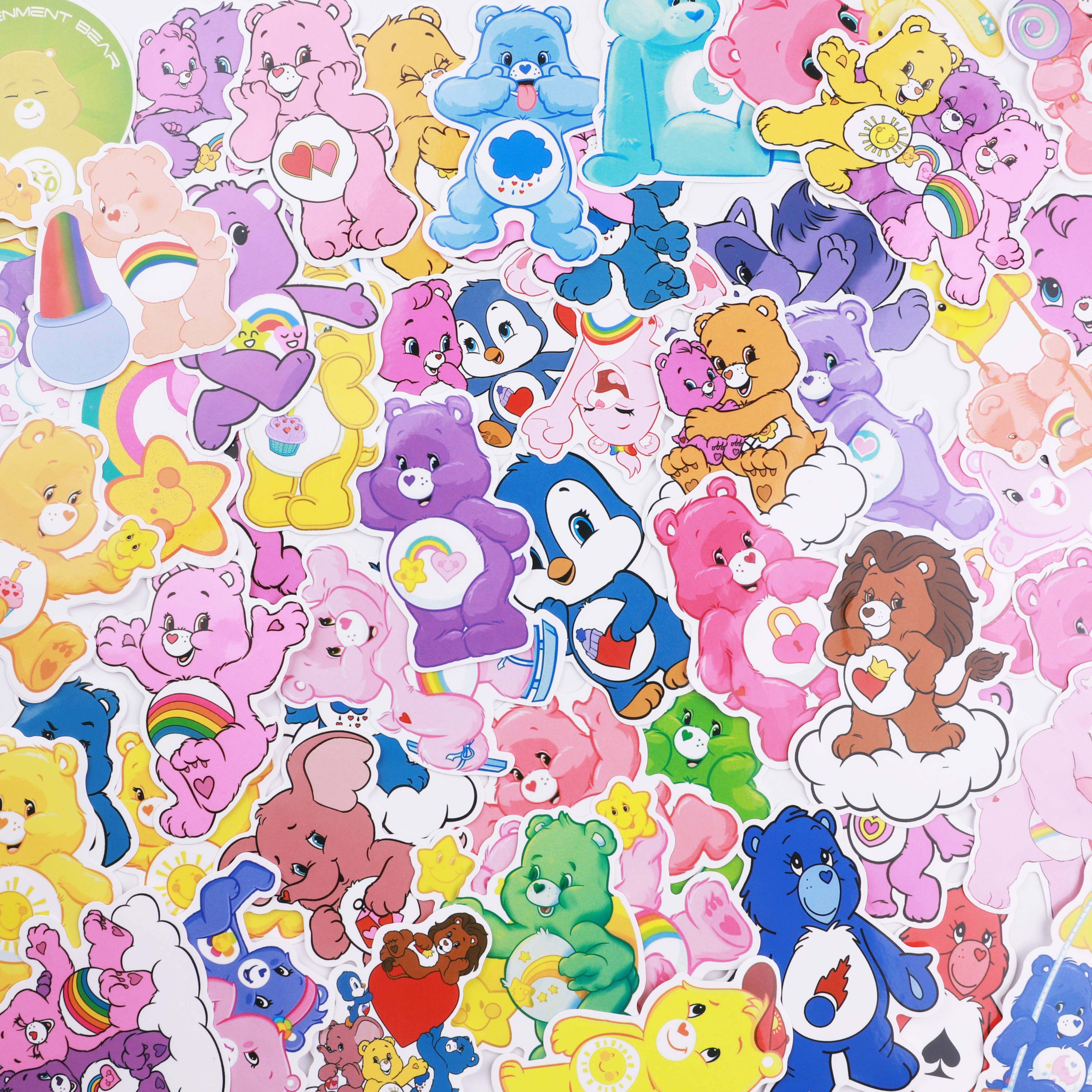 Color love Bear Sticker baking cake box decoration sticker sealing sticker