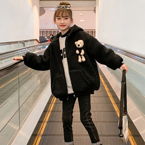 Next Music girl plus coat in autumn and winter of large childrens cotton clothes