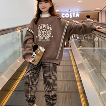 Next Music girl plus jacket suit for autumn and winter childrens tops thicken two pieces