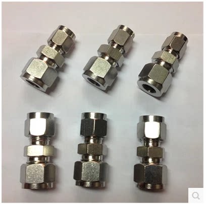 Authentic 304 stainless steel diameter ferrule through connector 3-6-8-10-12-14mm full specification