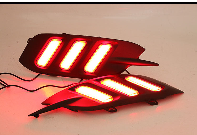Suitable for 16-18 Honda Civic Daytime Running Lights, Special Modified Led Driving Lights and Bar Lights for Honda Civic