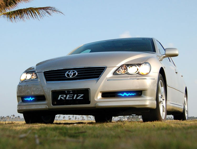 Suitable for 05-09 Toyota Reiz Daytime Running Lights Toyota Mark X Front Bumper Light Modified Led Front Fog Lights
