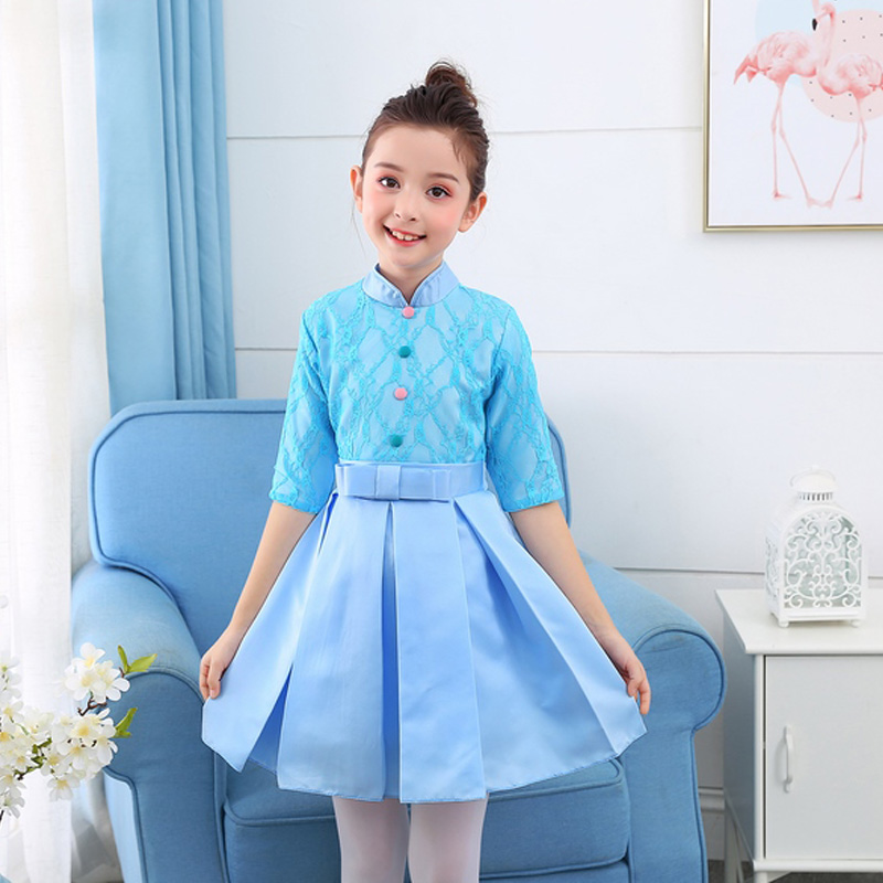 Trẻ em nhỏ phù hợp với cậu bé phù hợp với hoa cô gái với trẻ em váy cưới nhỏ chủ nhà biểu diễn hợp xướng set đồ vest bé trai