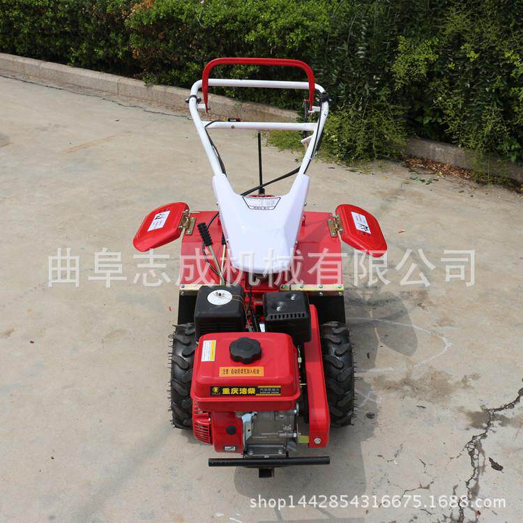 New agricultural four-wheel drive micro tillage machine orchard trenching micro tillage machine multifunctional self-propelled diesel micro tillage scarifier