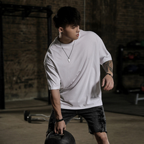 BLUESFLY summer pure cotton quality running sports fitness short sleeve mens casual breathable loose t-shirt training clothes