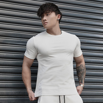 BLUESFLY new sports T-shirt men summer slim body breathable casual casual tight fitness clothes basic white short sleeve