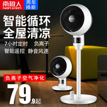 South Pole Man air circulation fan fan Home Electric fan remote control mute ecstasy fan turbo convection floor fan