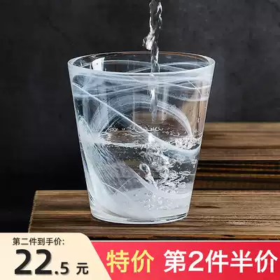 Italian imported home colored crystal glass water Cup ink creative personality drinking cup juice cup