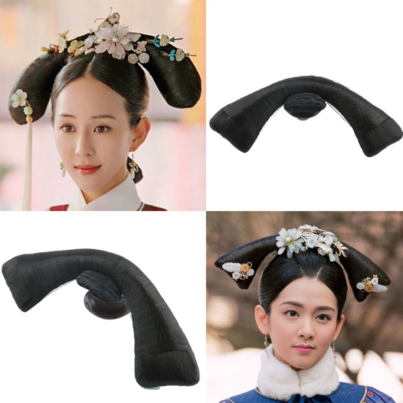 New wig Tang style hair bag Ancient style Yanxi Palace strategy