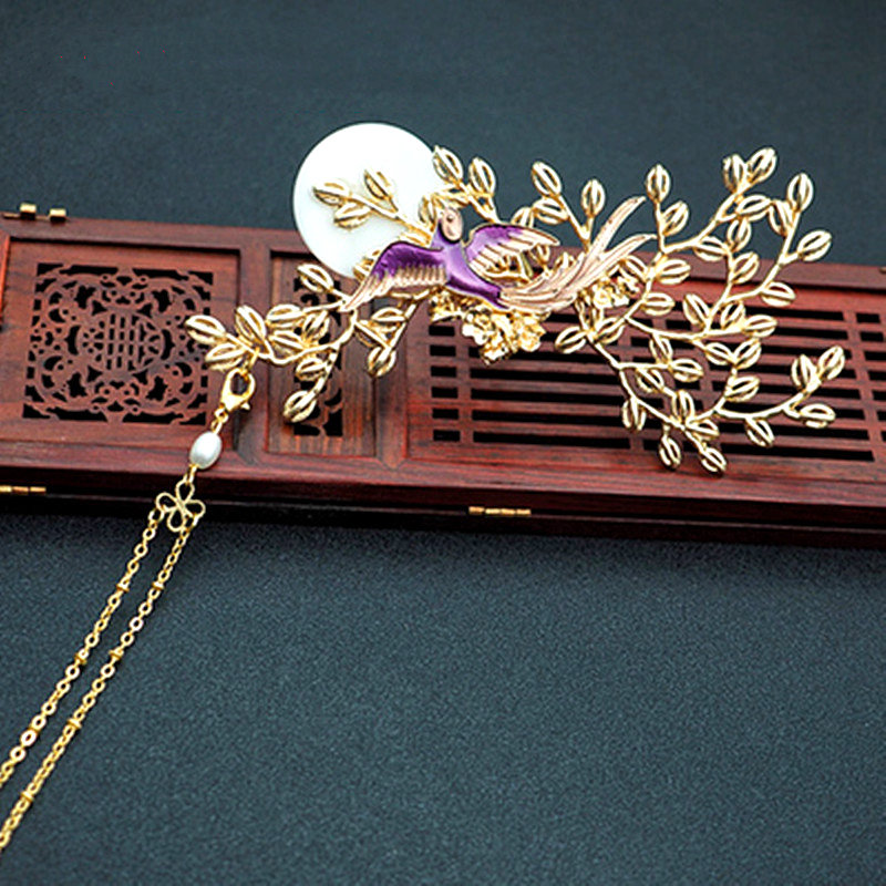 Xinyi ancient dress hairpin Hairpin New Clip Head Accessories Hair Clip Hanfu Hair Accessories Brand New Little Fresh Retro Flow Su Walking