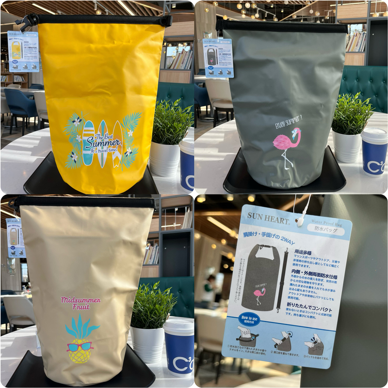 Japanese Original Waterproof Bag for Outdoor Diving, Unisex Storage Bucket Bag, Swimming Waterproof Bag, Diameter 23×Height 48cm