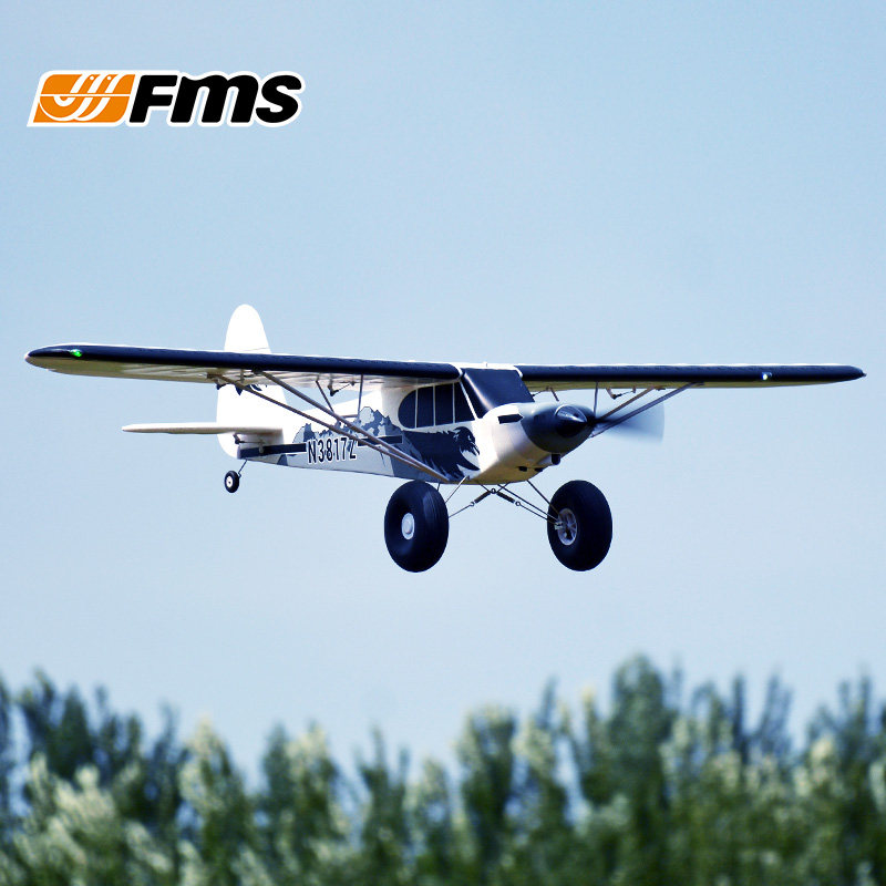 Модель самолета FMS новый продукт 1300 мм PA-18 самолет с неподвижным крылом и дистанционным управлением, пенопластовый самолет, модель самолета для начинающих