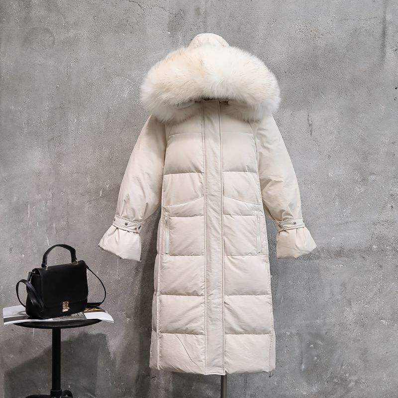 Thick down jacket female northeast ultra - thick Harbin minus 40 degrees cold - proof desert river coat, Long Bai Mountain tourist wear