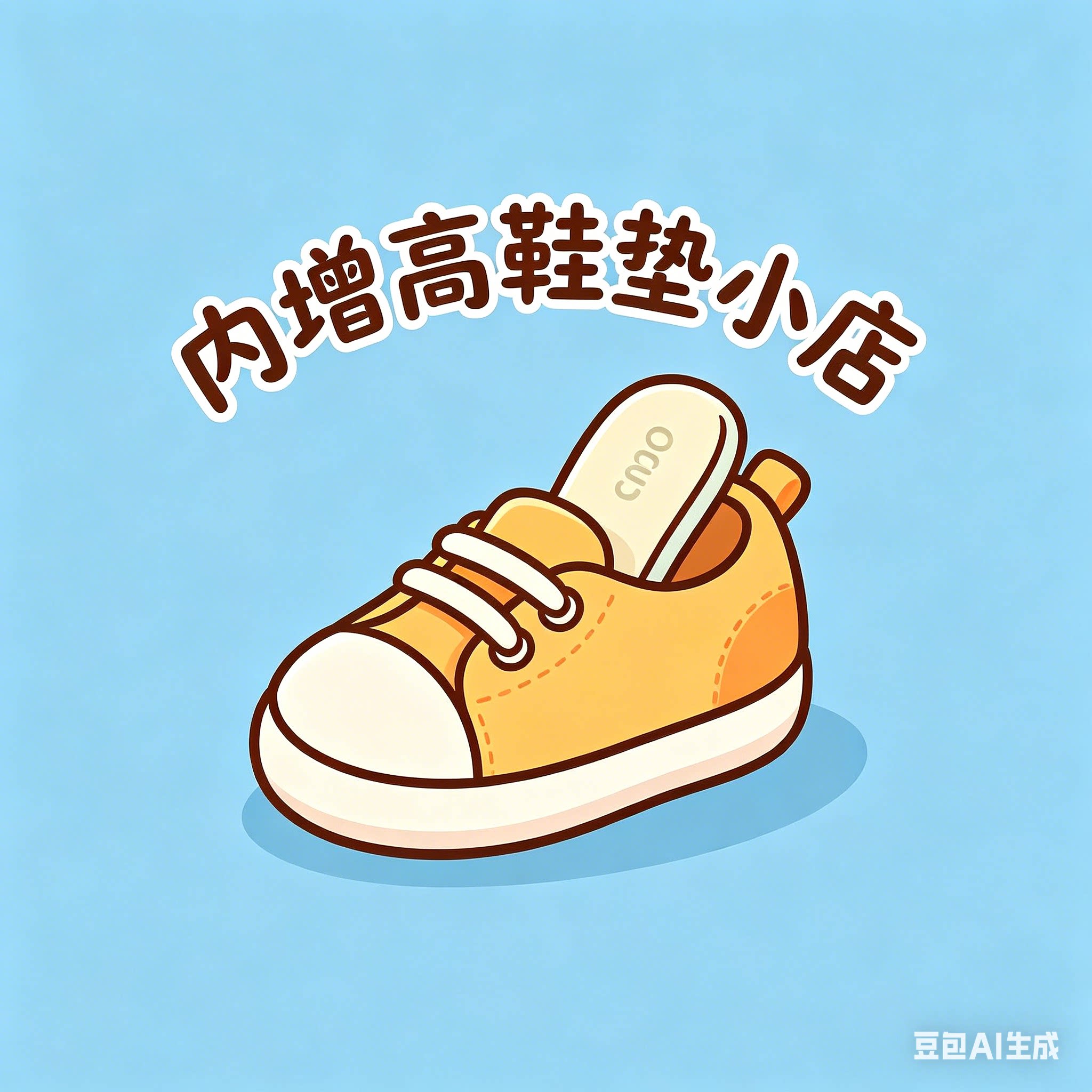 内增高鞋垫小店的LOGO